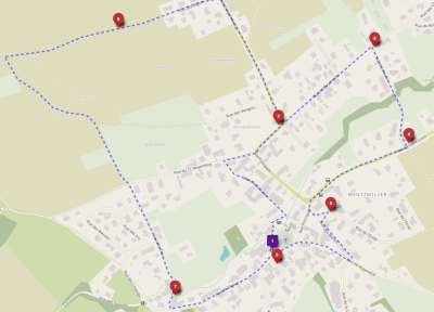 Map of the Discovery Trail