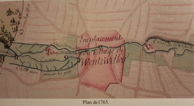 Map of Wentzwiller from 1765