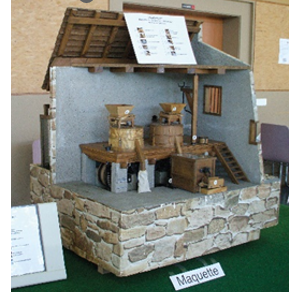 Model of the lower mill, created by Germain Wanner in the 1980s.